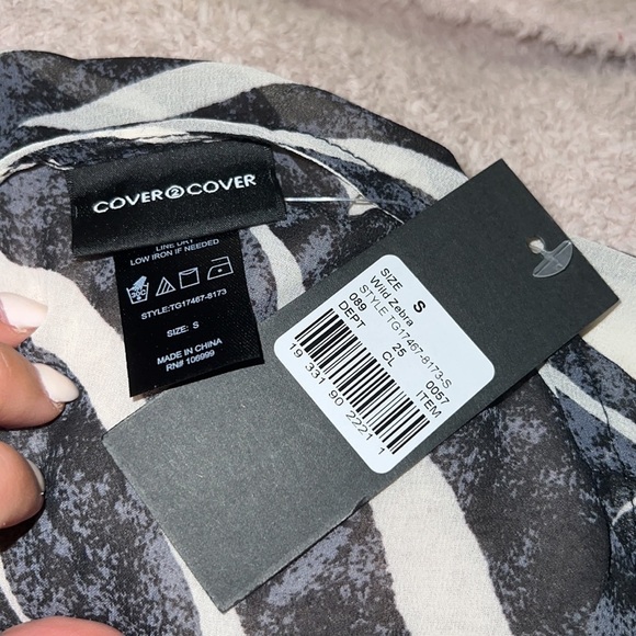 Nwt South Moon Under Zebra swim coverup - Picture 2 of 5